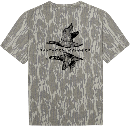 Southern Mallard Logo | Mossy Oak® Bottom Land Camo (Washed Out Series)