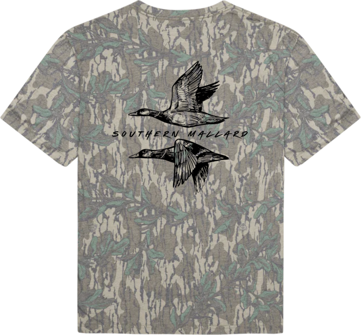 Southern Mallard Logo | Mossy Oak® Green Leaf Camo (Washed Out Series)