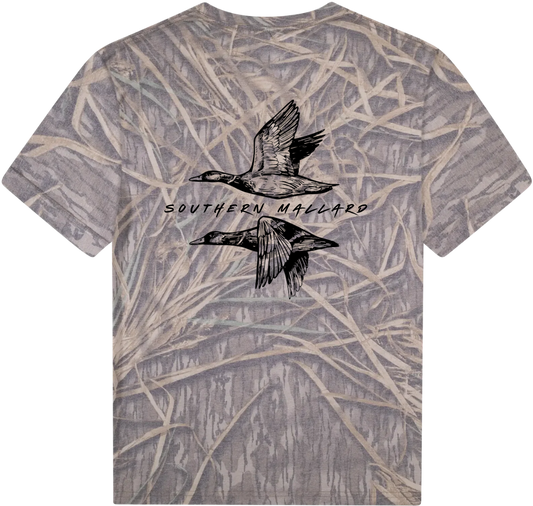 Southern Mallard Logo | Mossy Oak® Shadow Grass Camo (Washed Out Series)